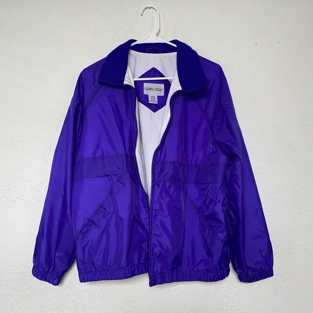 90’s Vintage Purple Windbreaker